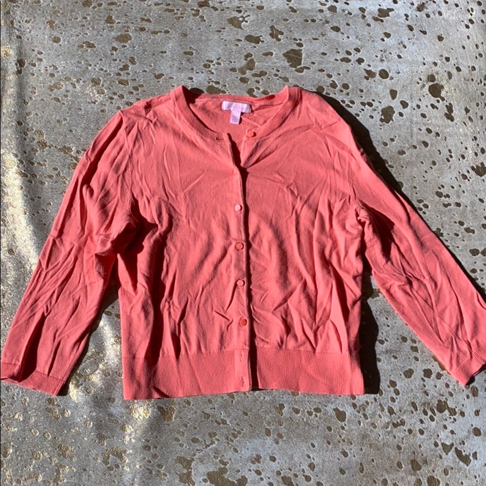 Salmon Lilly Pulitzer Cardigan